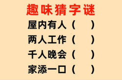 打字谜,趣味字谜挑战，开启智慧之门